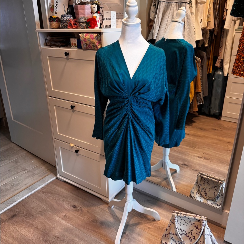 Elegant Sandro Teal Dress - M